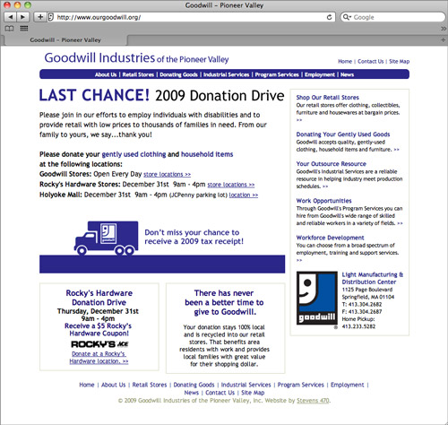 Goodwill Home page