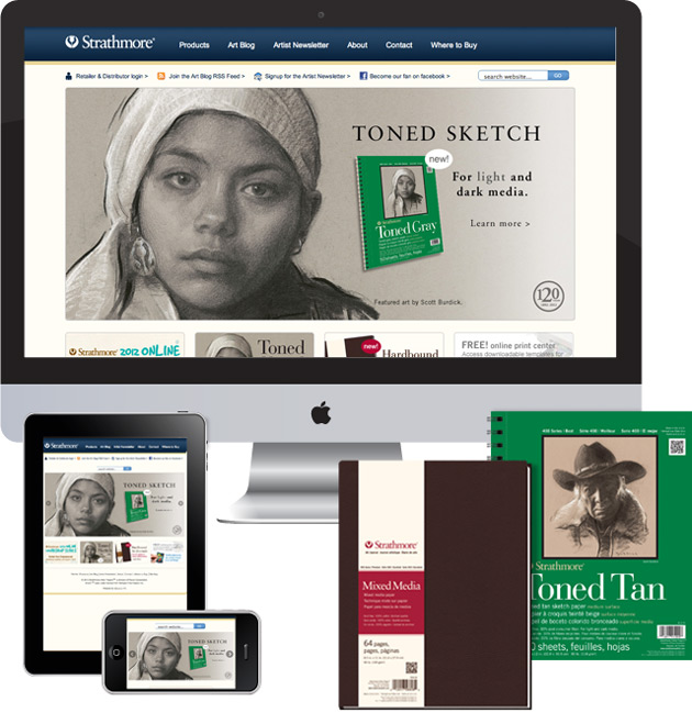 Strathmore Artist Papers Website and Pads